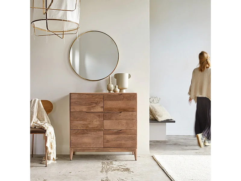 Kommode Gabrielle aus massivem Mangoholz