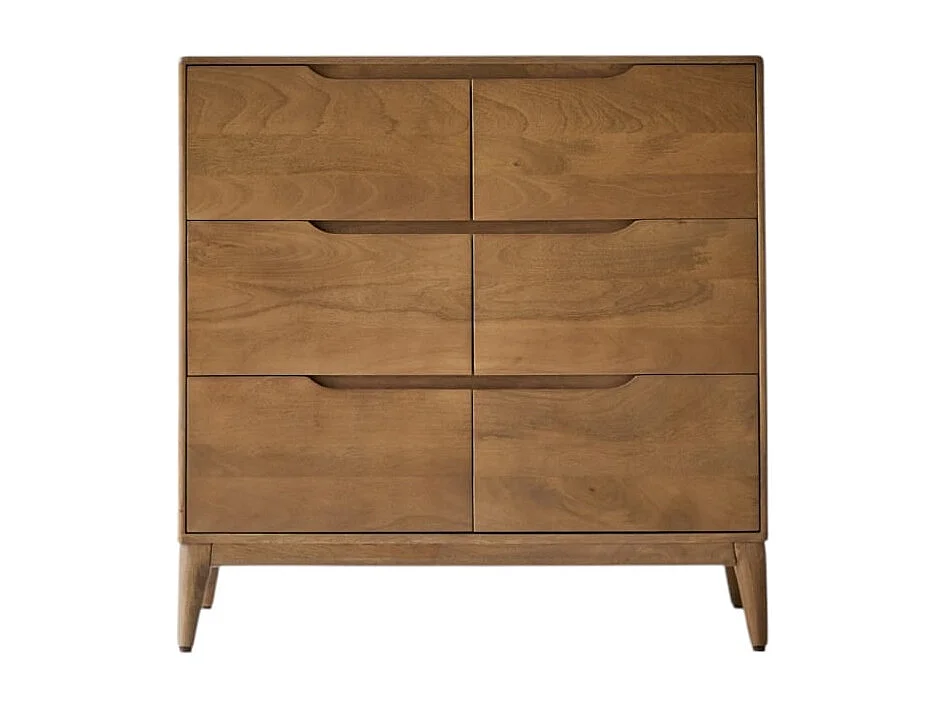 Cassettiera in legno di mango massello Gabrielle