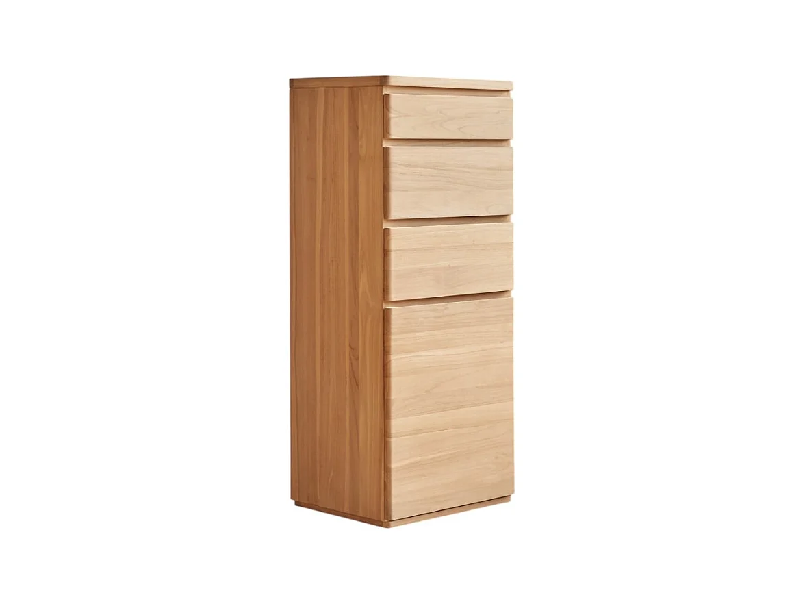 Chiffonnier en bois de teck massif Nino