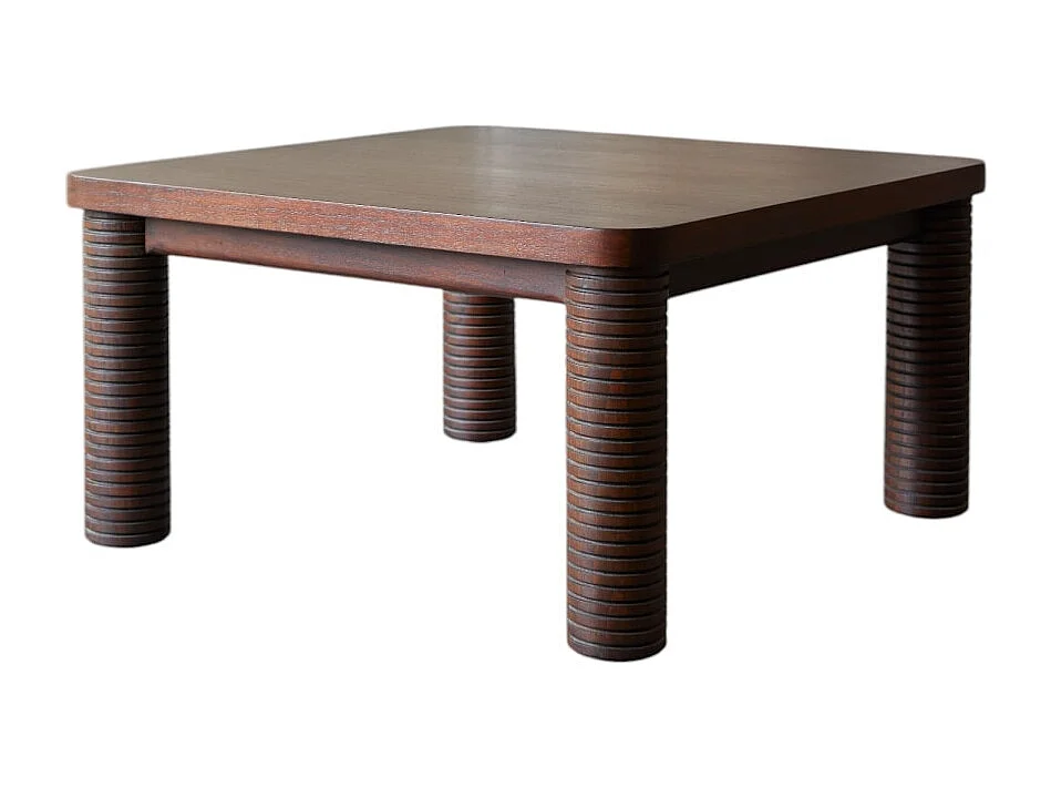 Table basse en bois de mindi 80 x80 Leandro
