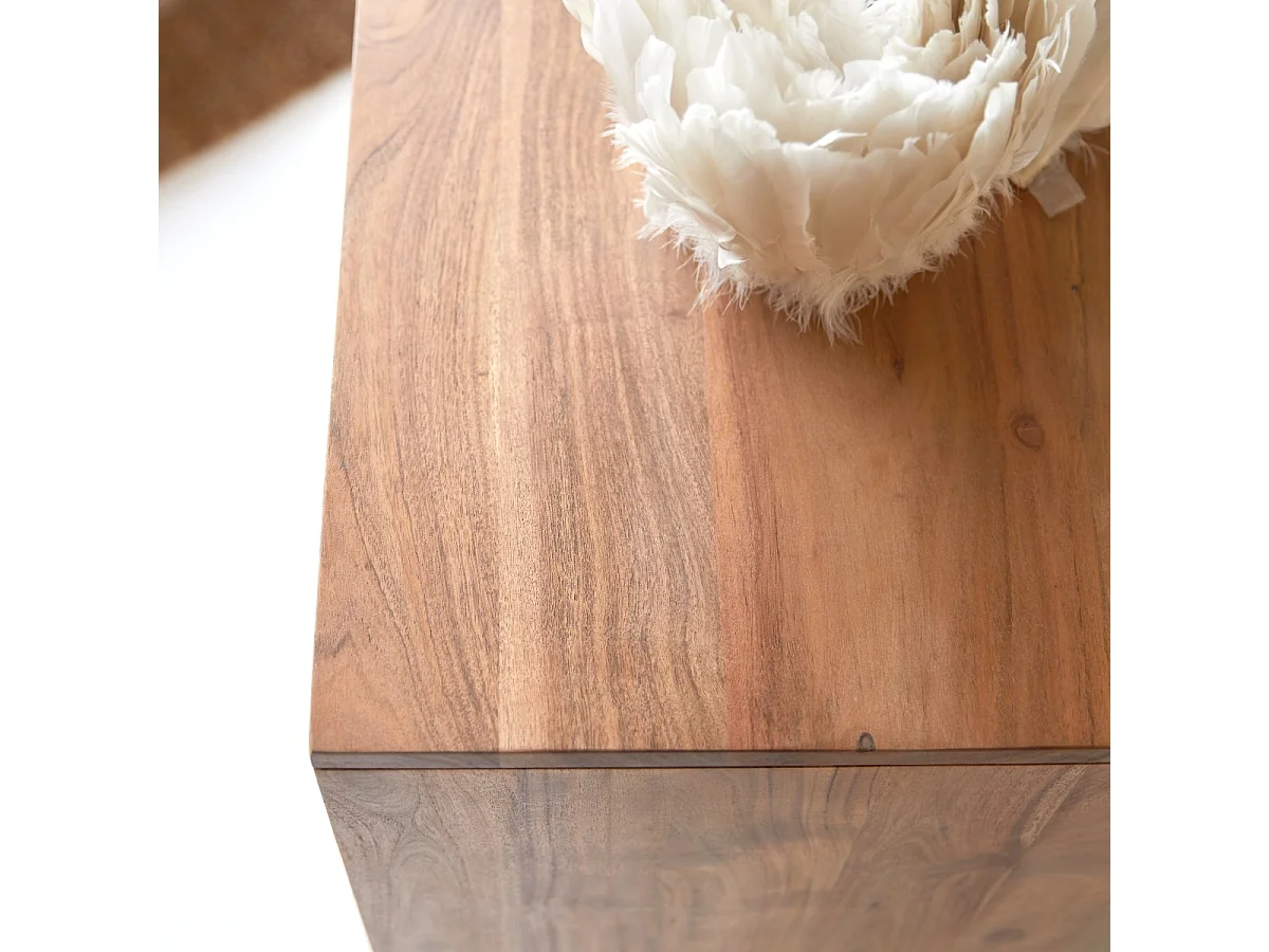 Cassettiera per bambini in legno di acacia 4 cassetti Oslo