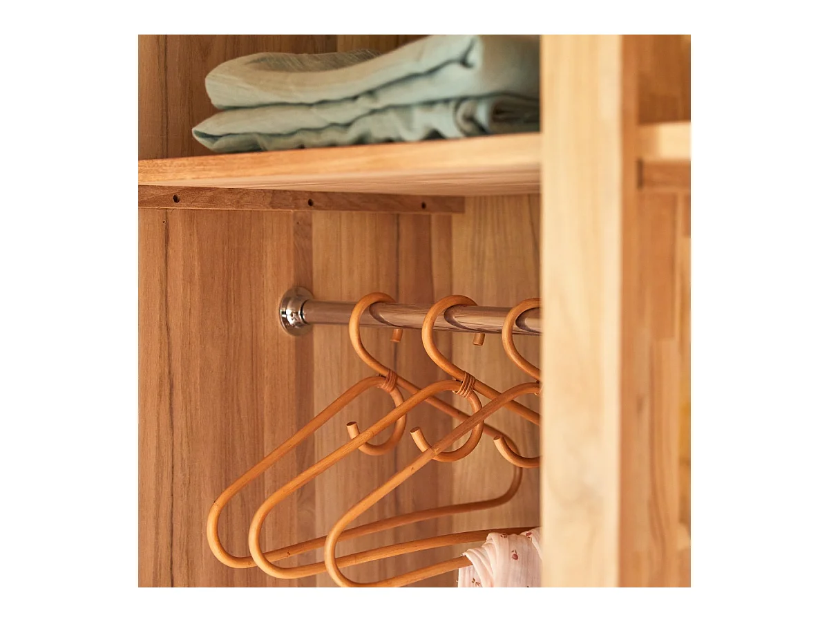 Armadio per bambini in legno di teak 210 Greta