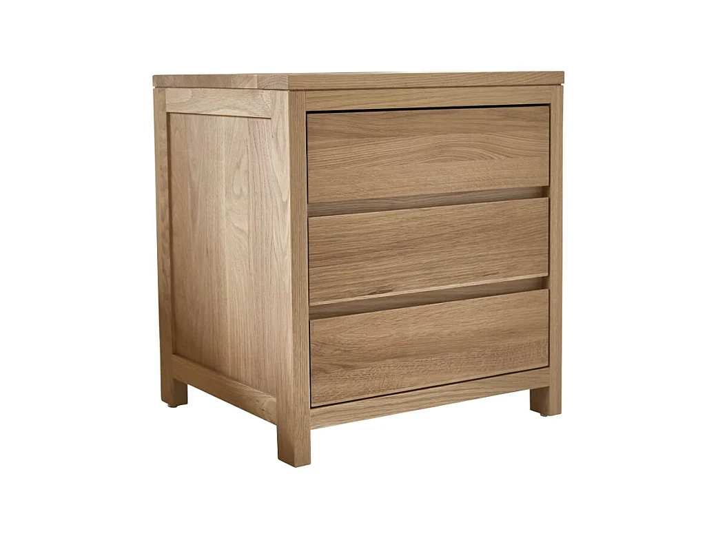 Cassettiera per bambini in legno di rovere massello 55 cm Eden