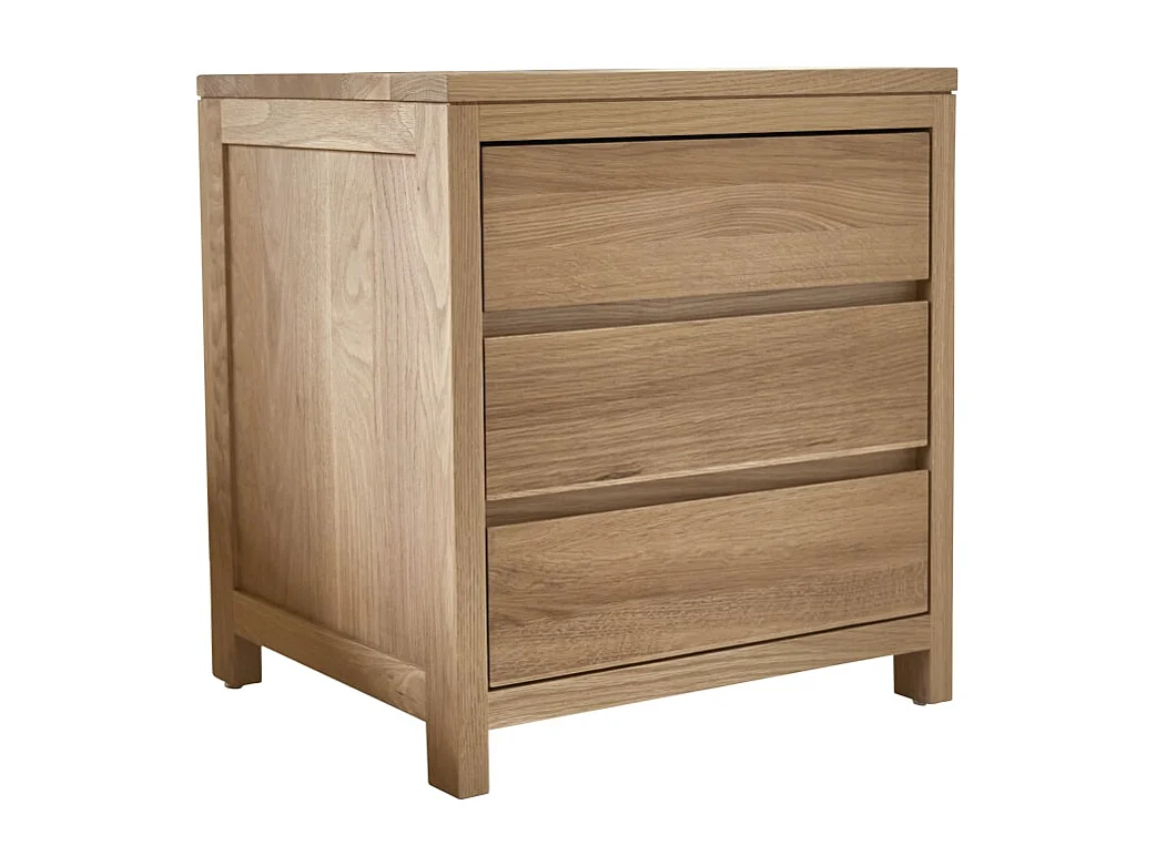 Cassettiera per bambini in legno di rovere massello 55 cm Eden