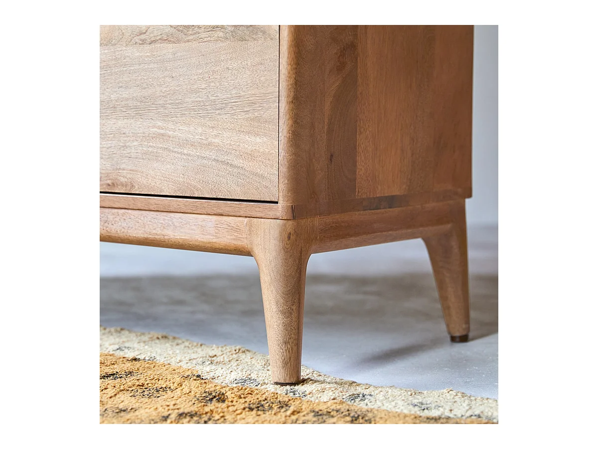 Kinderkommode Gabrielle aus massivem Mangoholz