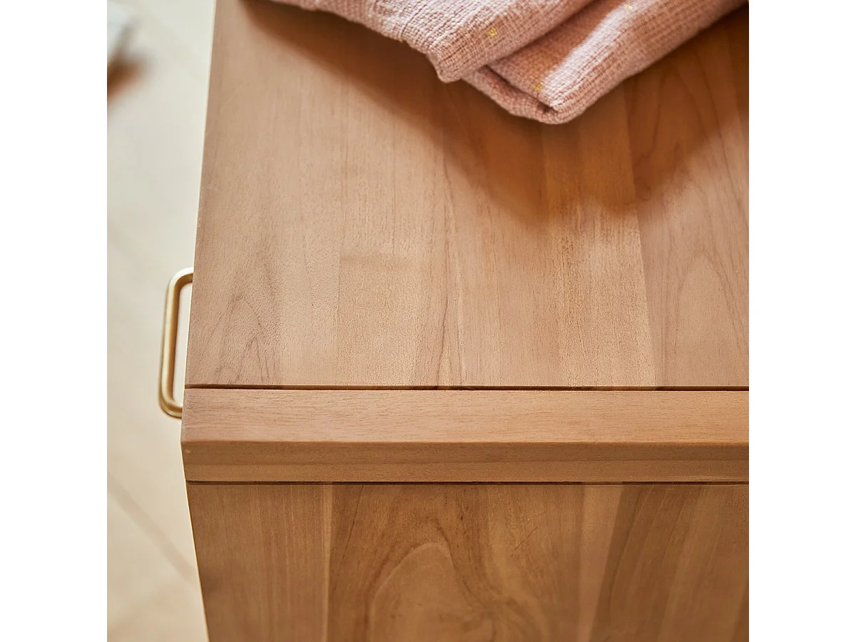 Kinderkommode Kort mit 6 Schubladen, aus massivem Teakholz