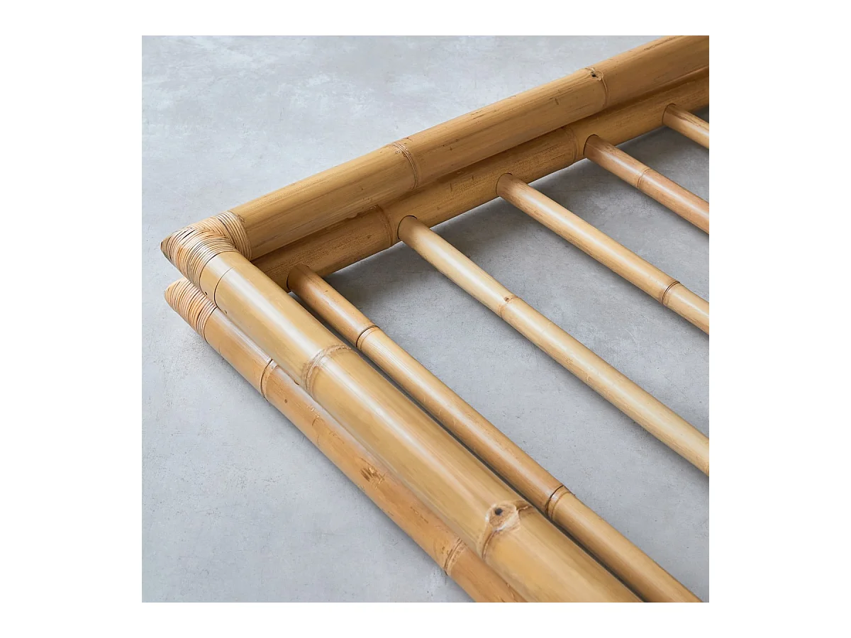 Futonbett aus Bambus für 160x200 Matratzen Schlafzimmer Bett 2 Personen