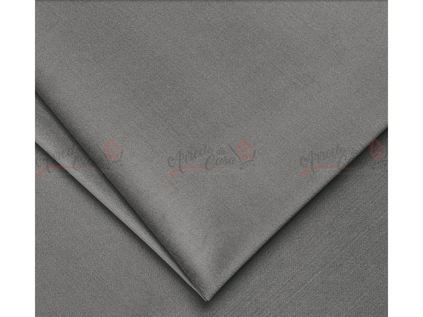 Letto matrimoniale in velluto con 4 cassetti grigio LG54