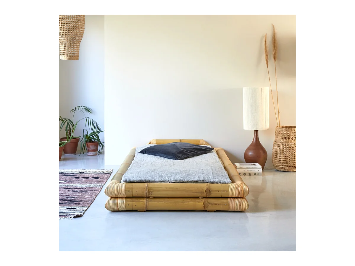Letto futon in bambù 90x190 Balyss