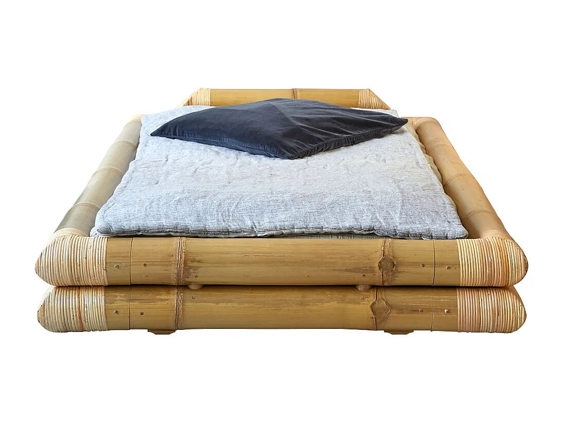 Lit futon en tiges bambou 90x190 Balyss