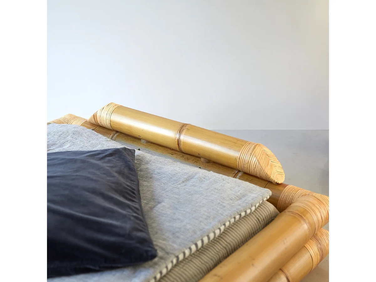 Lit futon en tiges bambou 90x190 Balyss