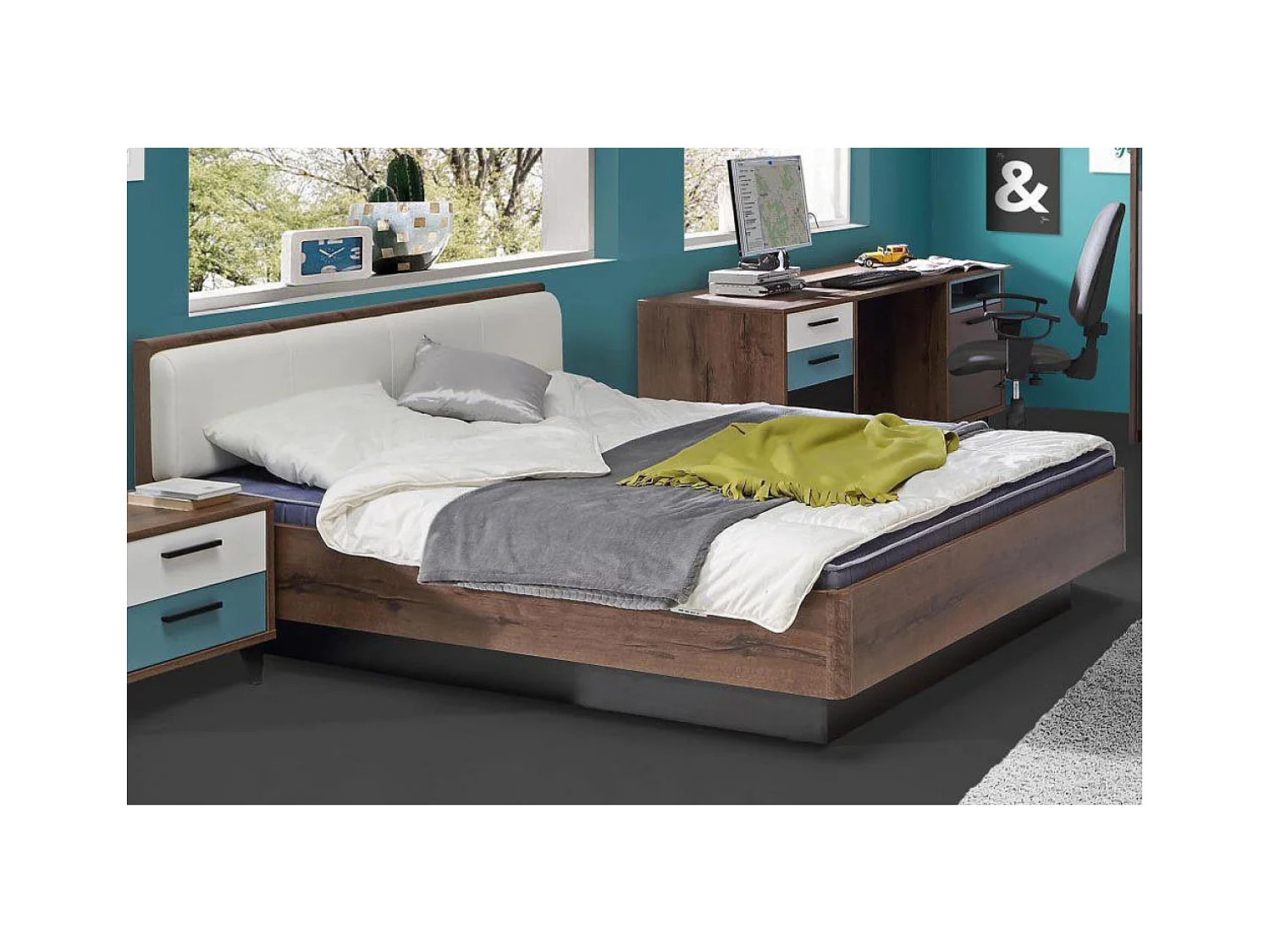 Bett Raven (140x200)/Braun