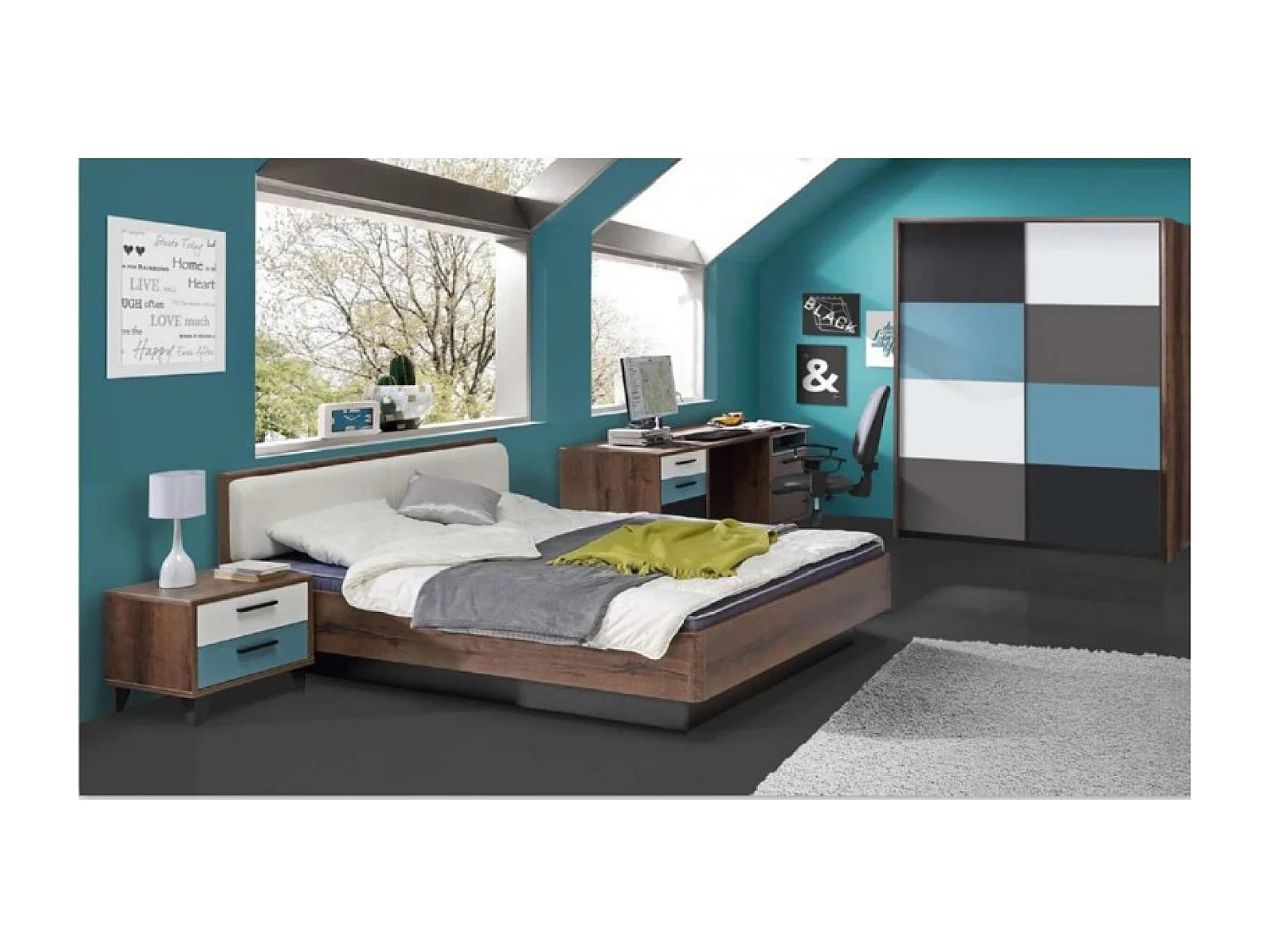 Lit Raven (140x200)/Marron