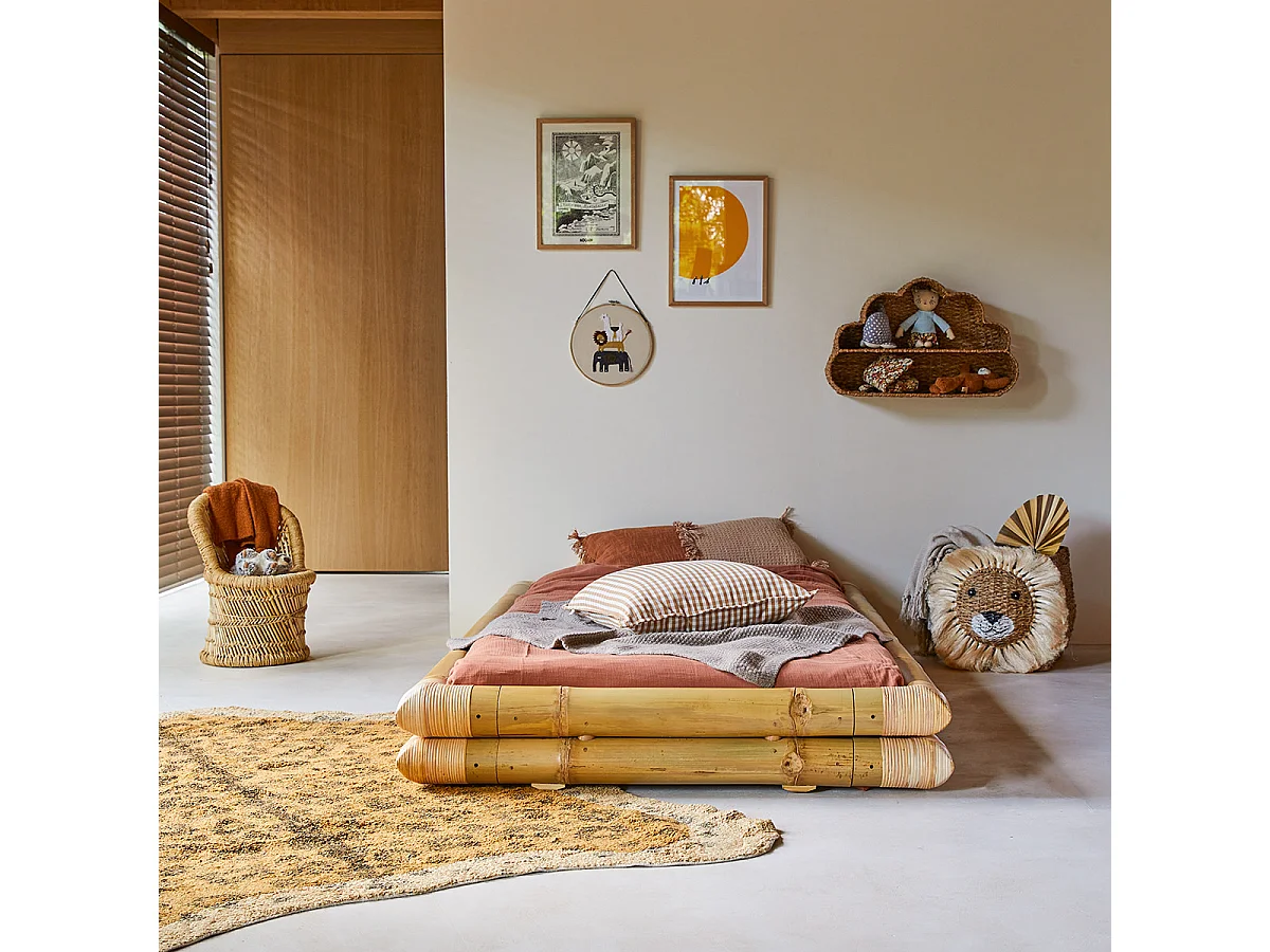 Letto futon per bambini in bambù 90x190 cm