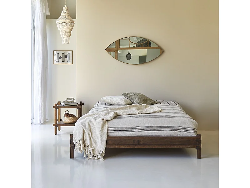Letto in legno di mango da 175 x 210 Arko