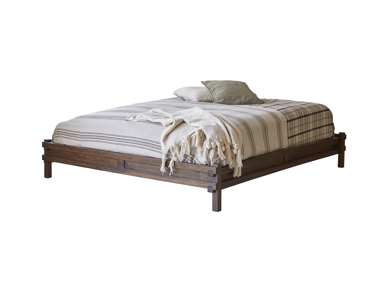 Letto in legno di mango da 175 x 210 Arko