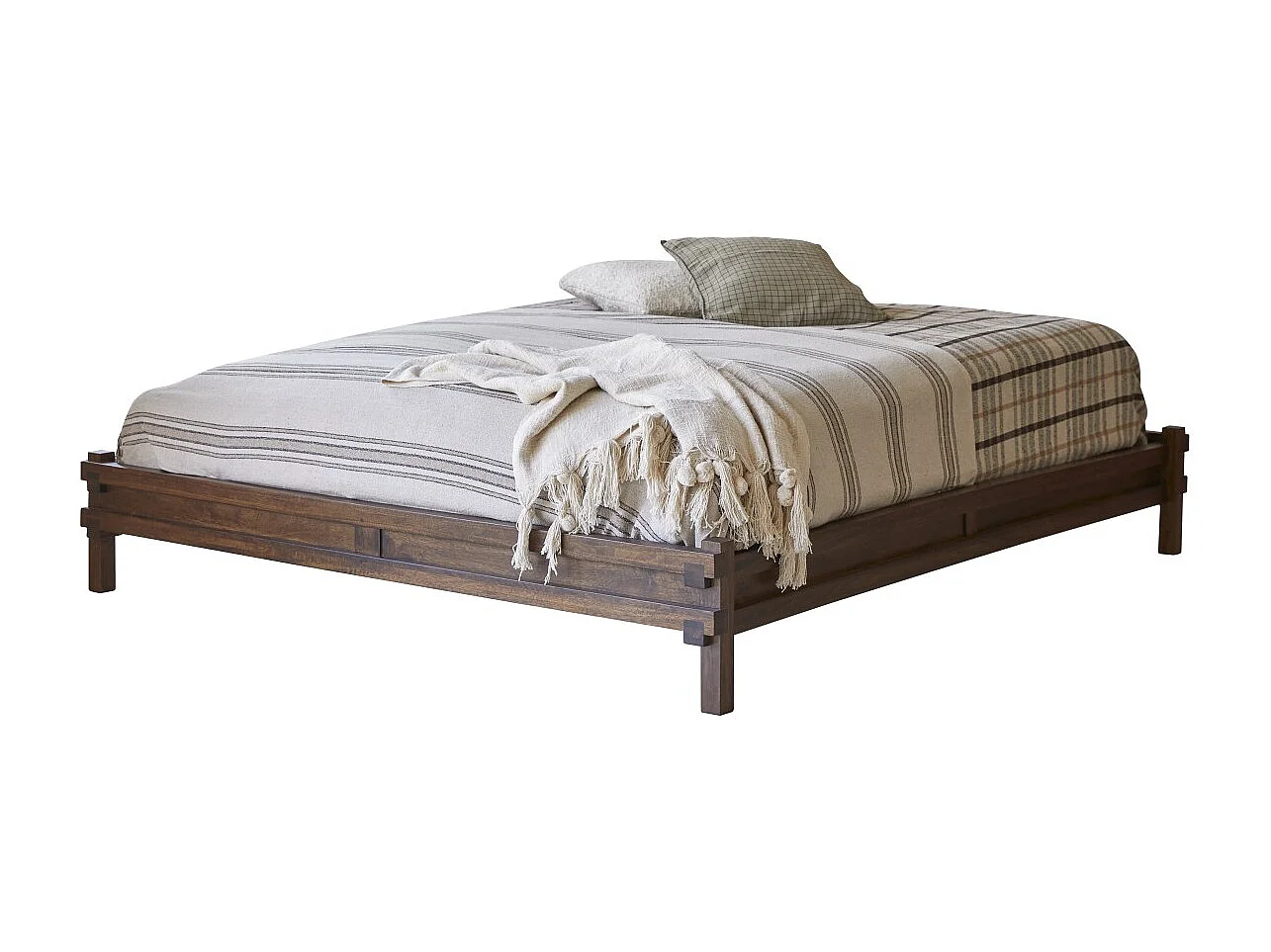 Bett Arko aus Mangoholz 175 x 210