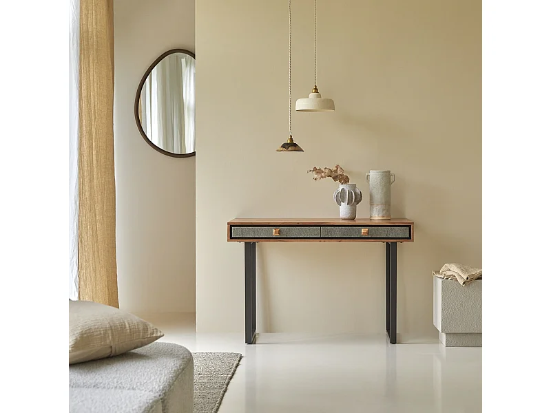 Console en bois d'acacia massif 115 Temis