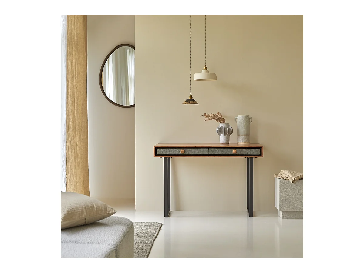 Consolle in legno d'acacia massello 115 Temis