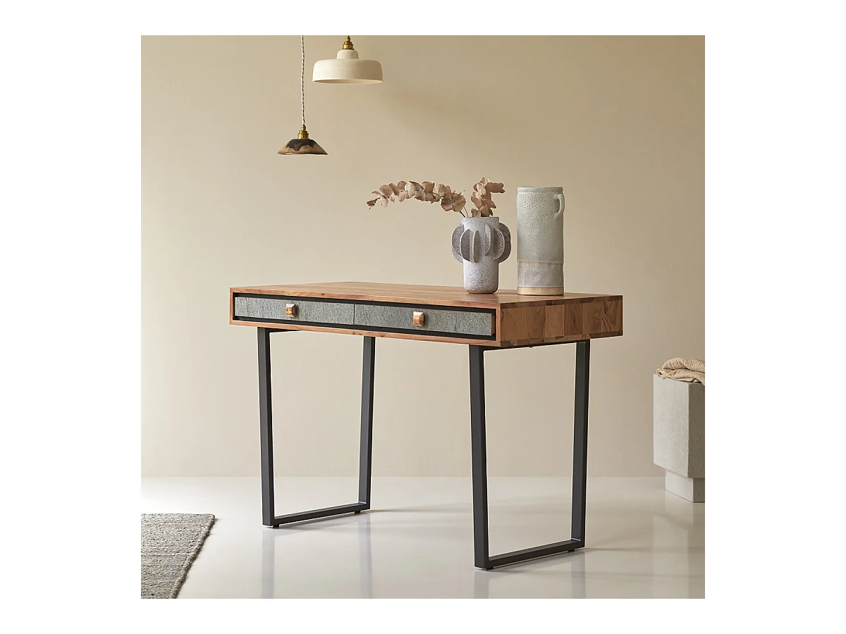Consolle in legno d'acacia massello 115 Temis