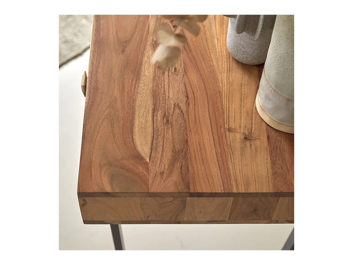 Consolle in legno d'acacia massello 115 Temis