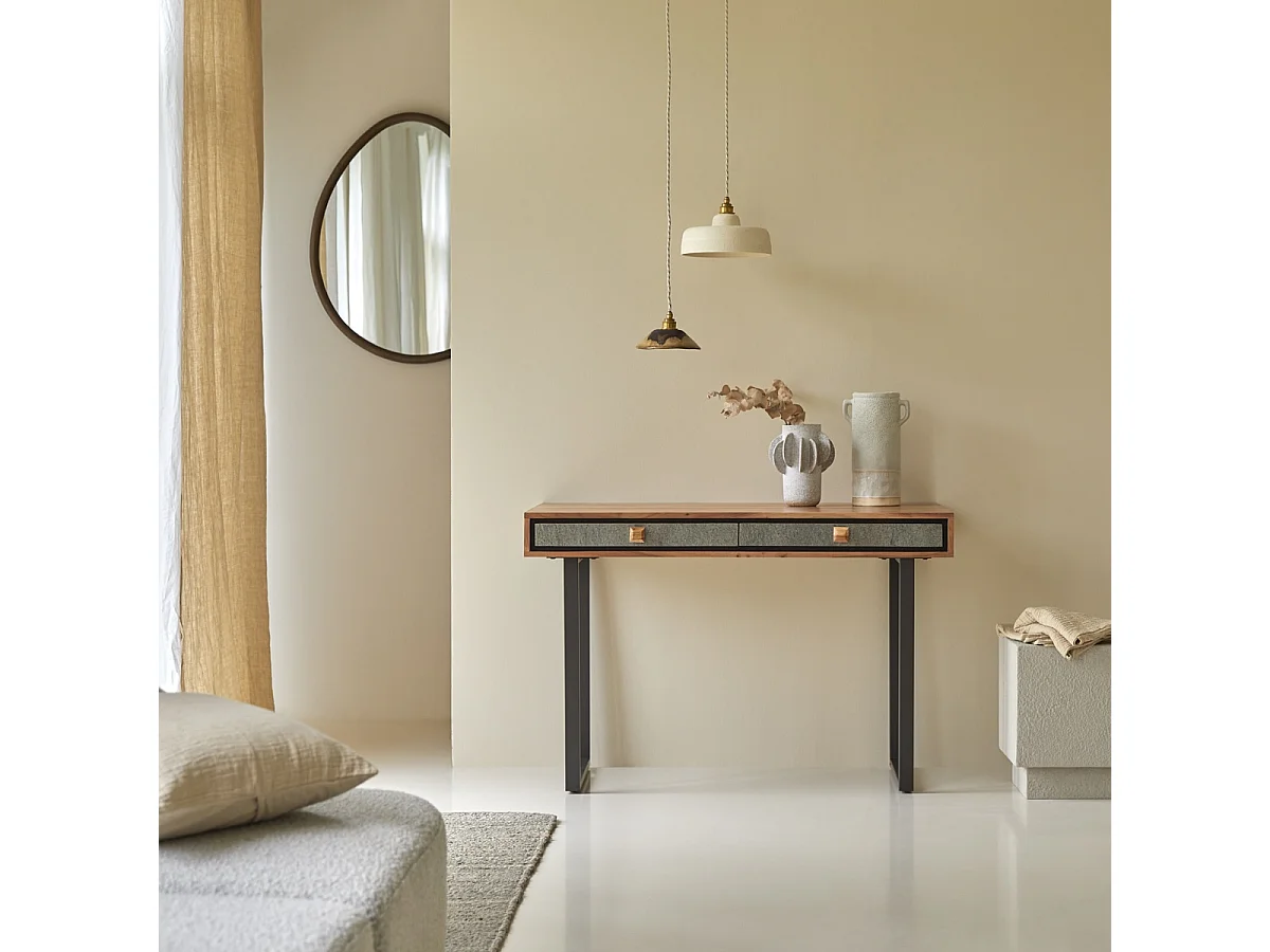 Consolle in legno d'acacia massello 115 Temis