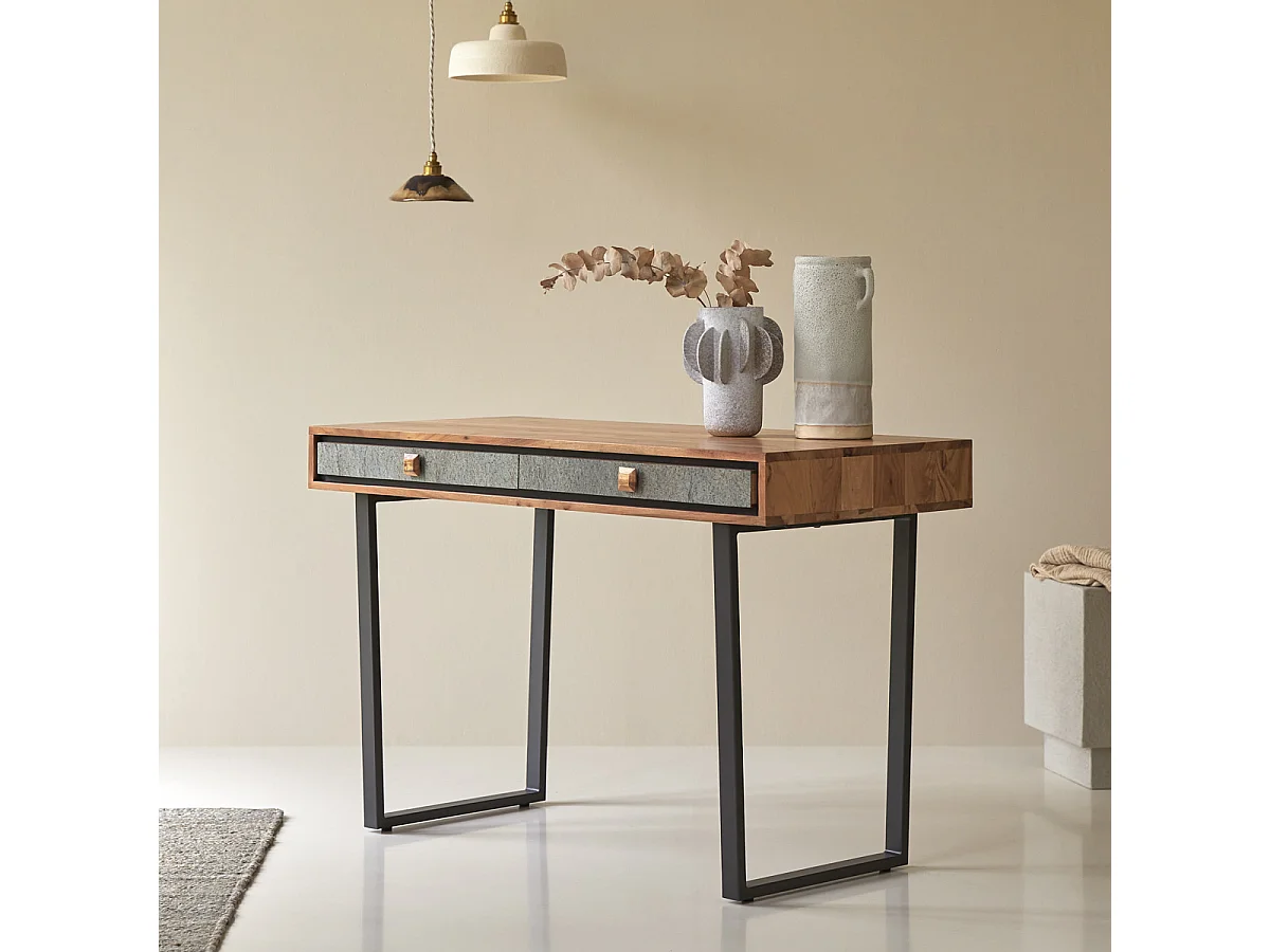 Consolle in legno d'acacia massello 115 Temis