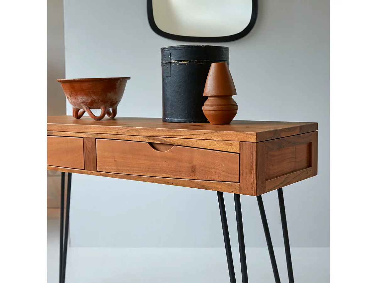 Console en bois d'acacia 120 Bonnie