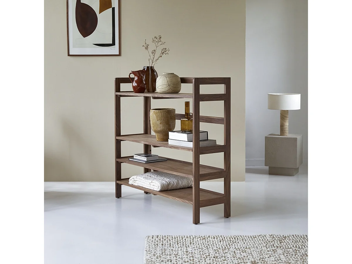 Consolle alta in legno di noce 110 Esmée