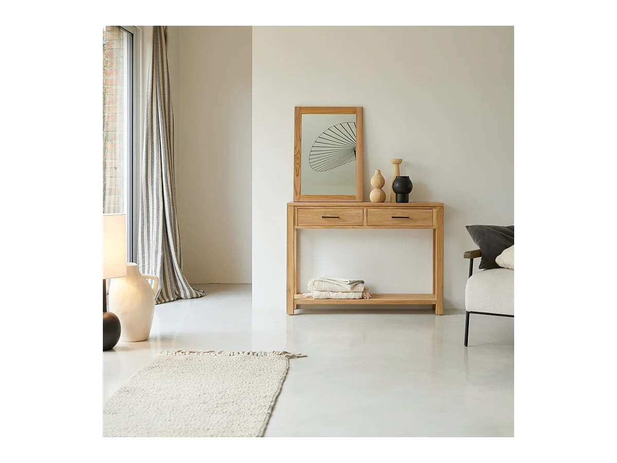 Console en bois de teck mssif 110 Maë