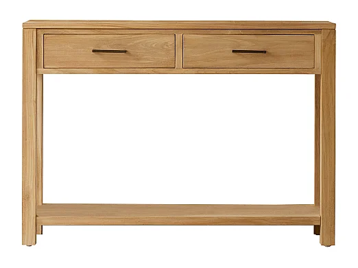 Consolle bassa in legno di teak Maë