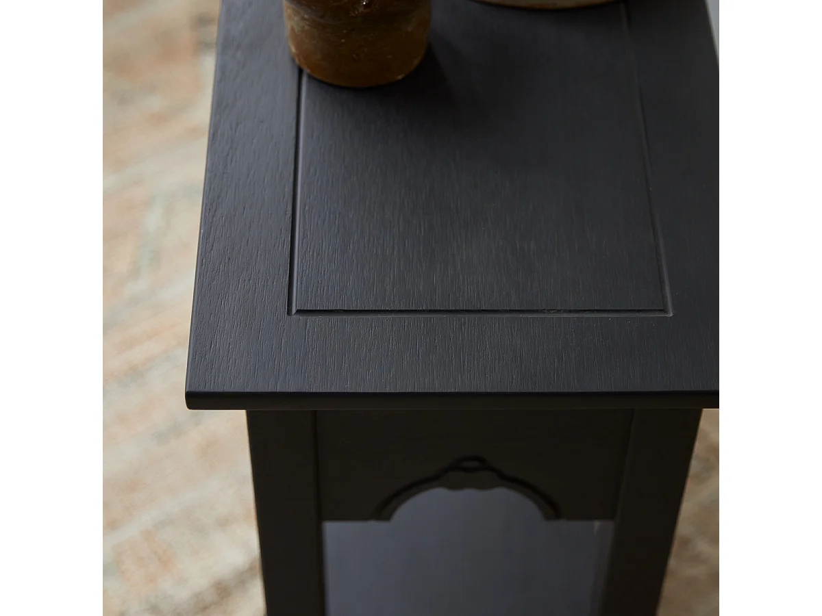 Consolle in pino massello 130 Thaki black