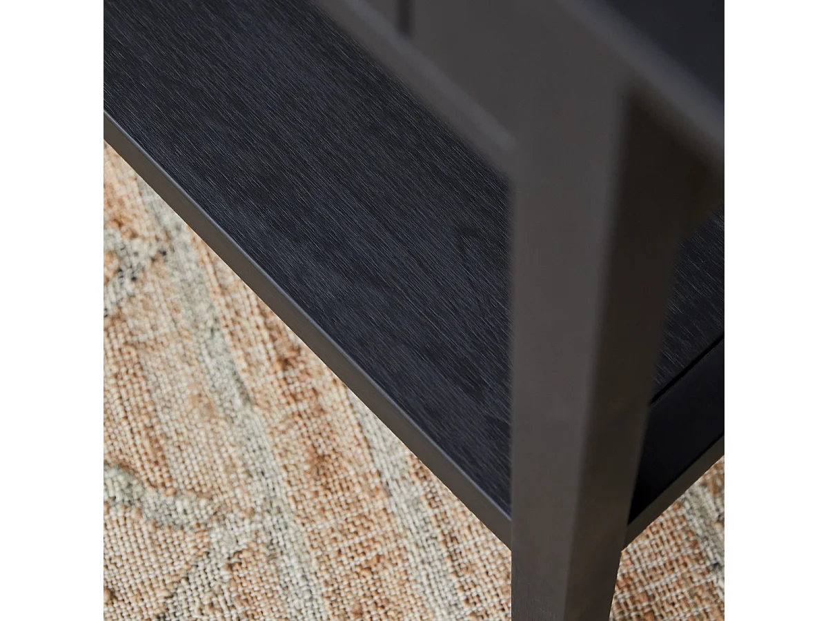 Consolle in pino massello 130 Thaki black