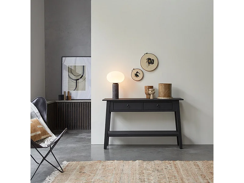 Consolle in pino massello 130 Thaki black