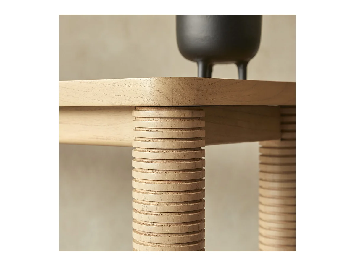 Console en bois de mindi Leandro