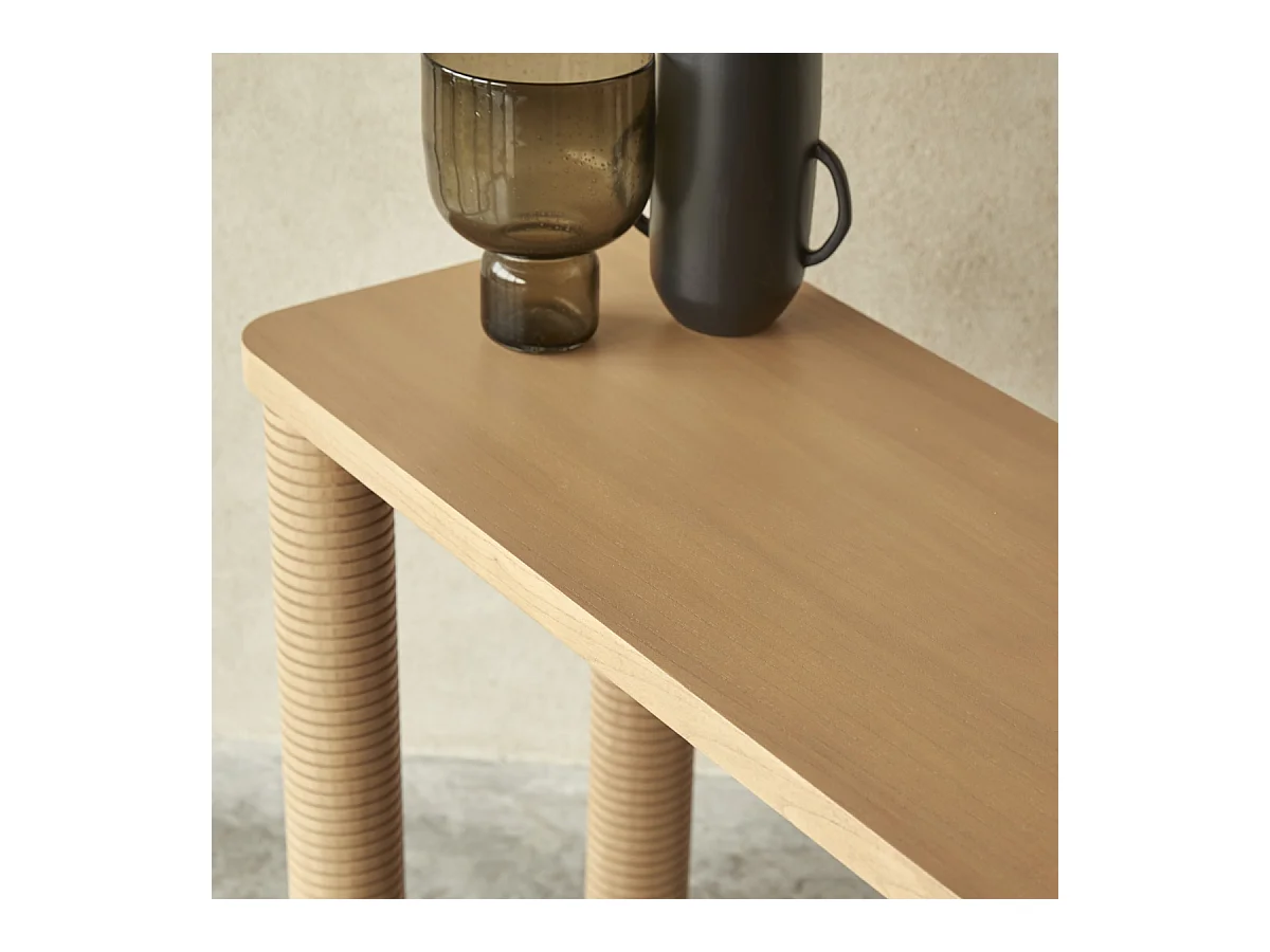 Console en bois de mindi Leandro