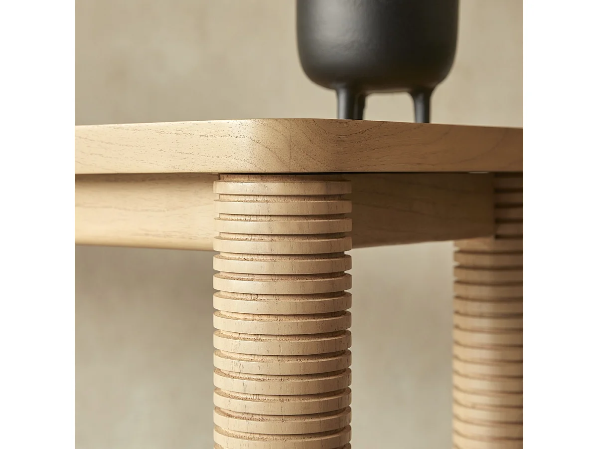 Consolle in legno di mindi