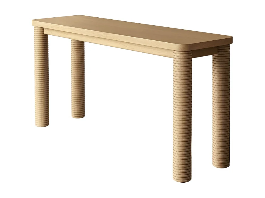 Consolle in legno di mindi