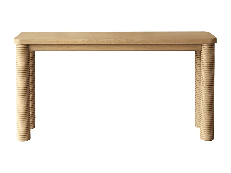 Consolle in legno di mindi