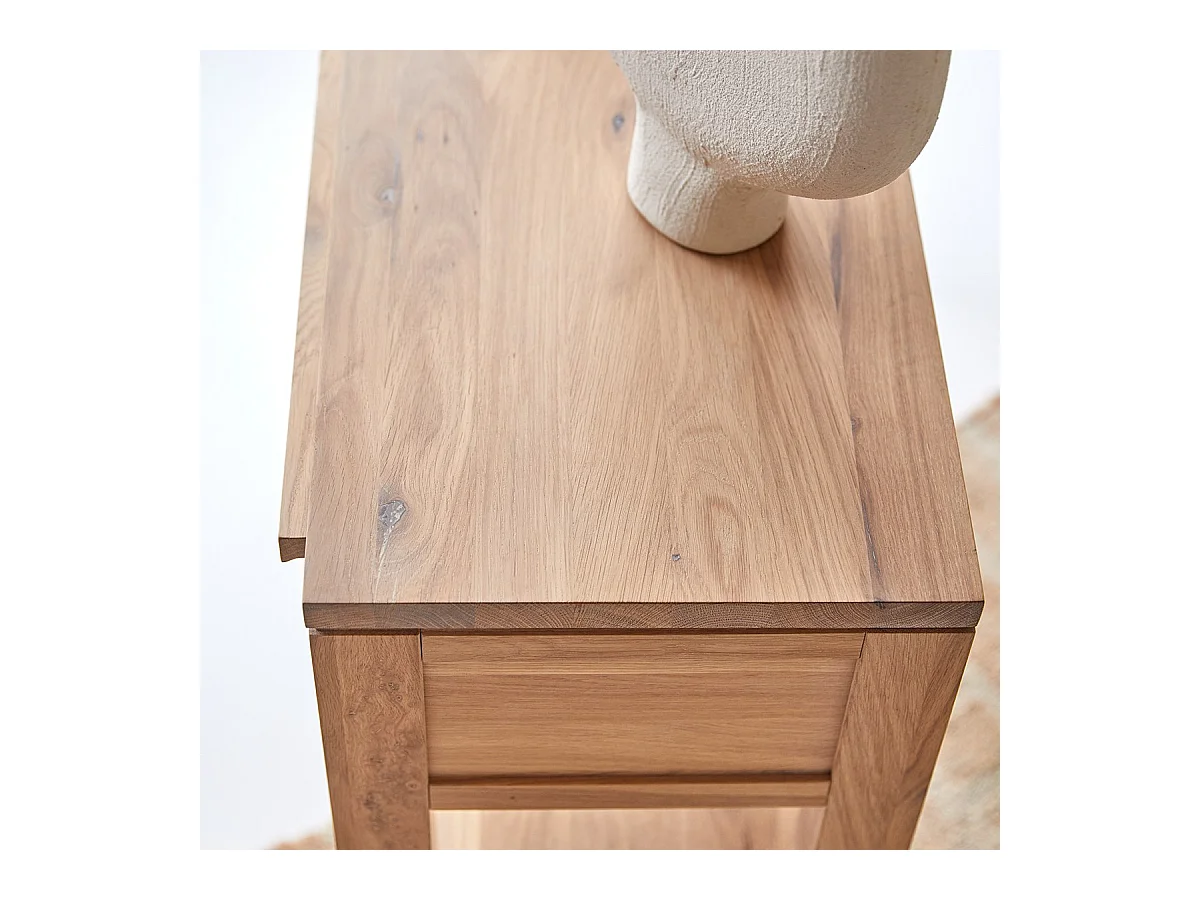 Consolle in legno di quercia 110 Luce