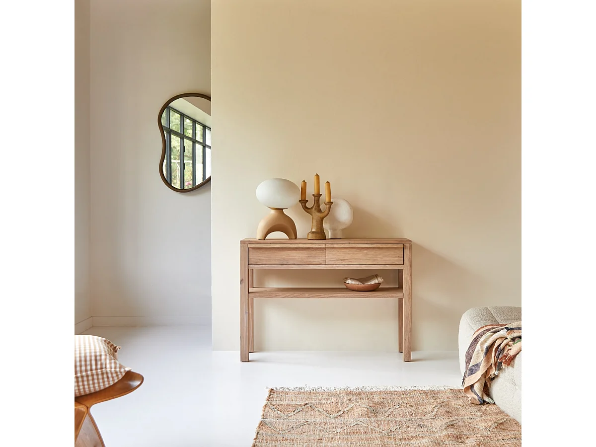 Consolle in legno di quercia 110 Luce