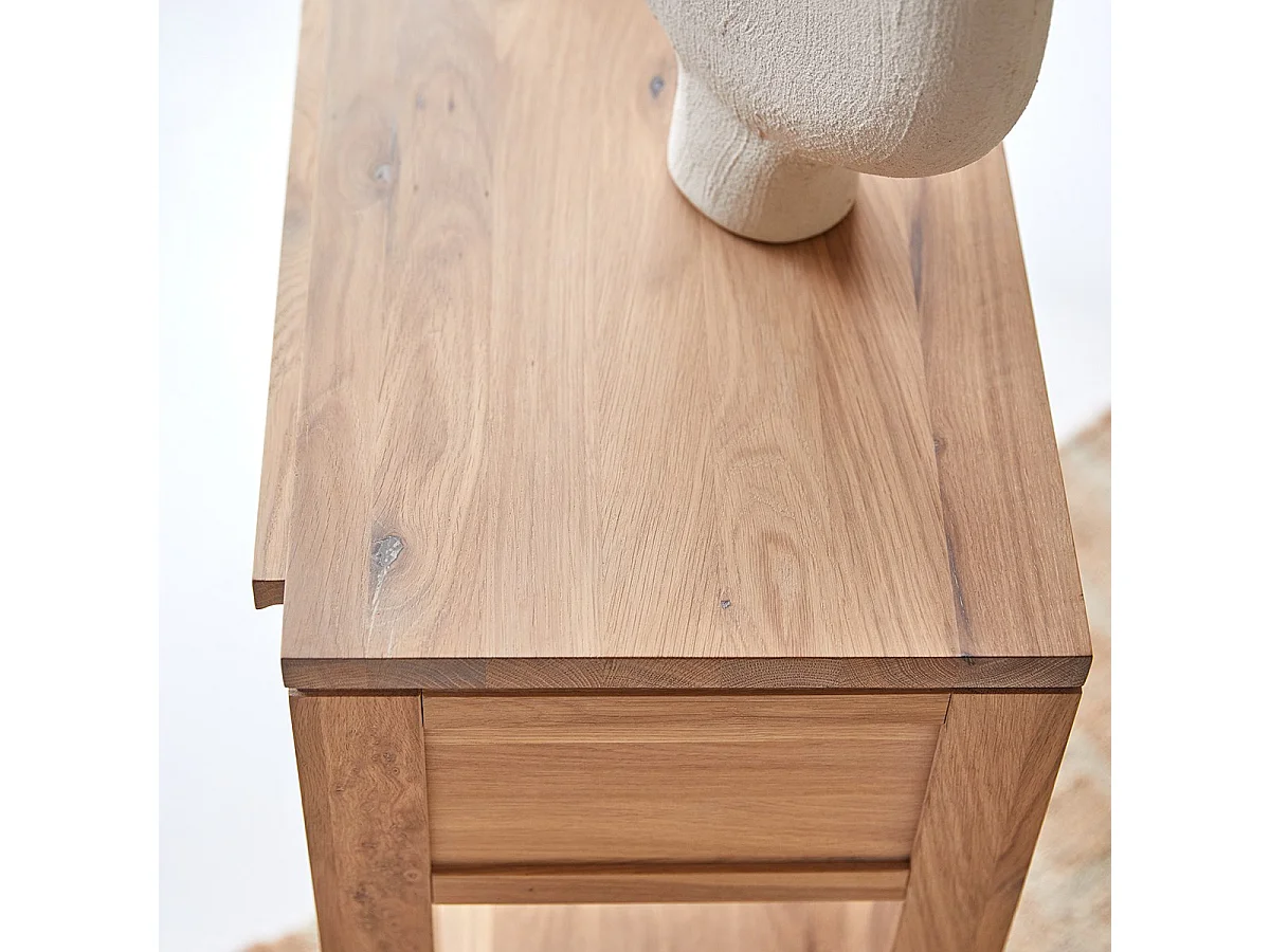 Consolle in legno di quercia 110 Luce