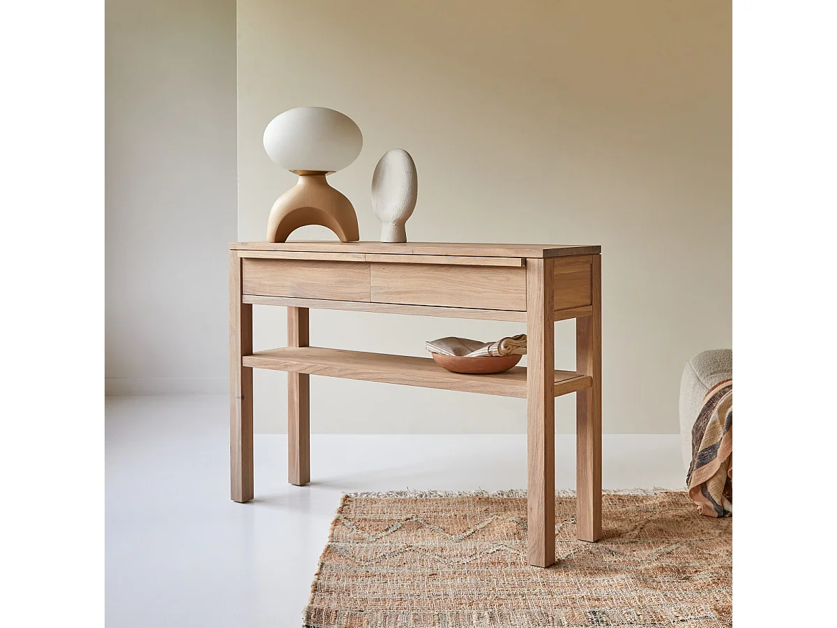 Console en bois de chêne 110 Luce