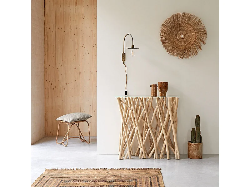 Console en bois de teck River