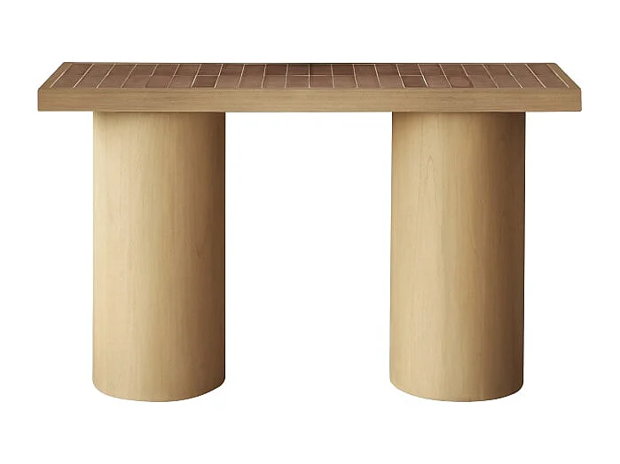 Console en bois de mindi et céramique 140 Karel