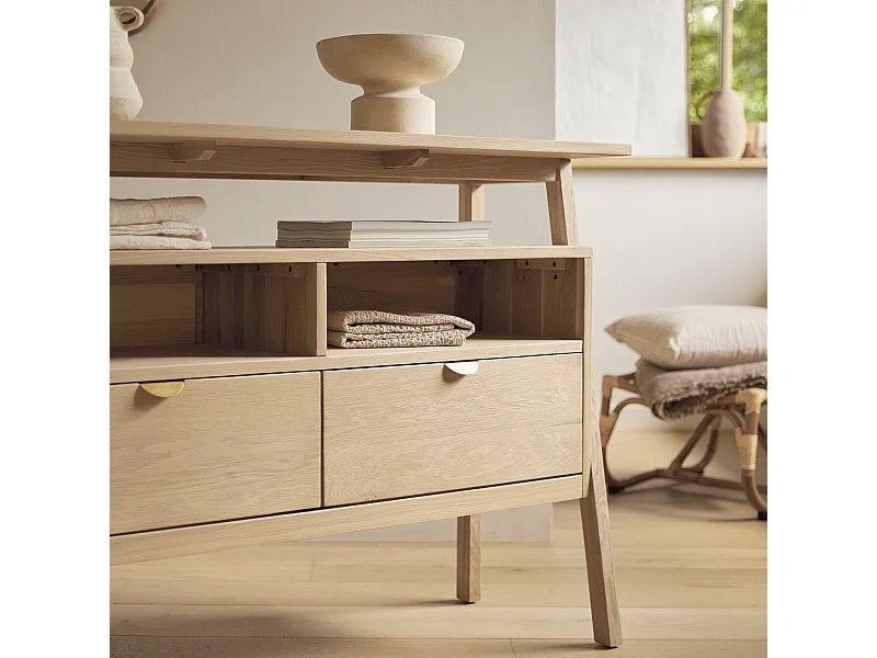 Console en bois de chêne 120 Pola
