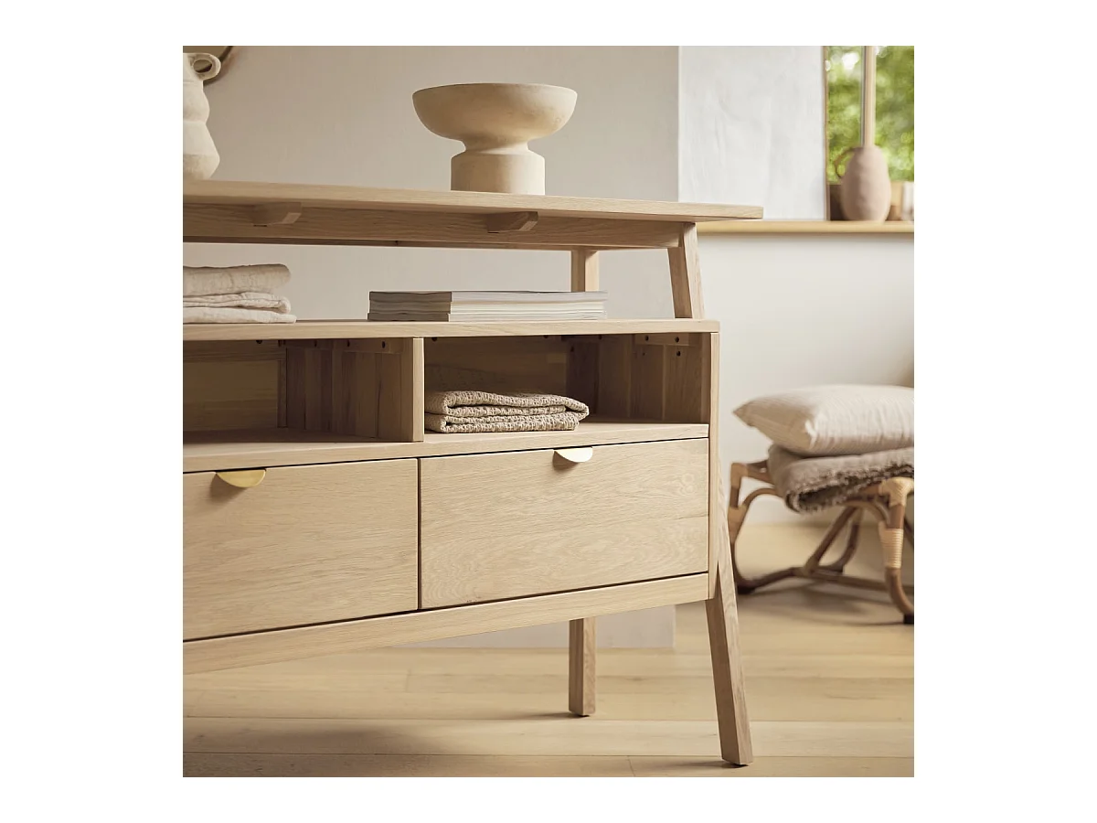 Console en bois de chêne 120 Pola