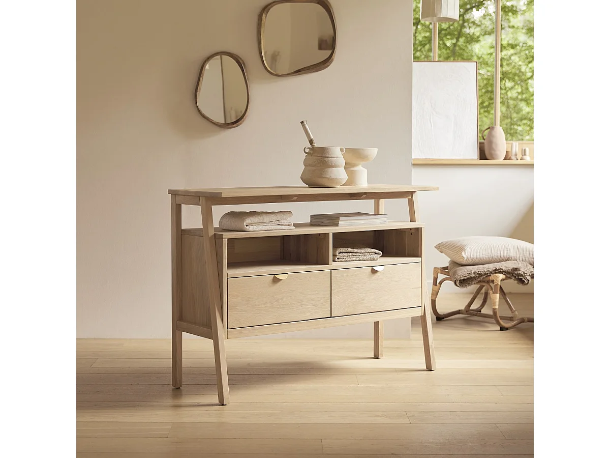 Consolle in legno di quercia 120 Pola