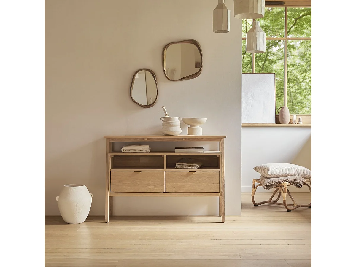 Console en bois de chêne 120 Pola