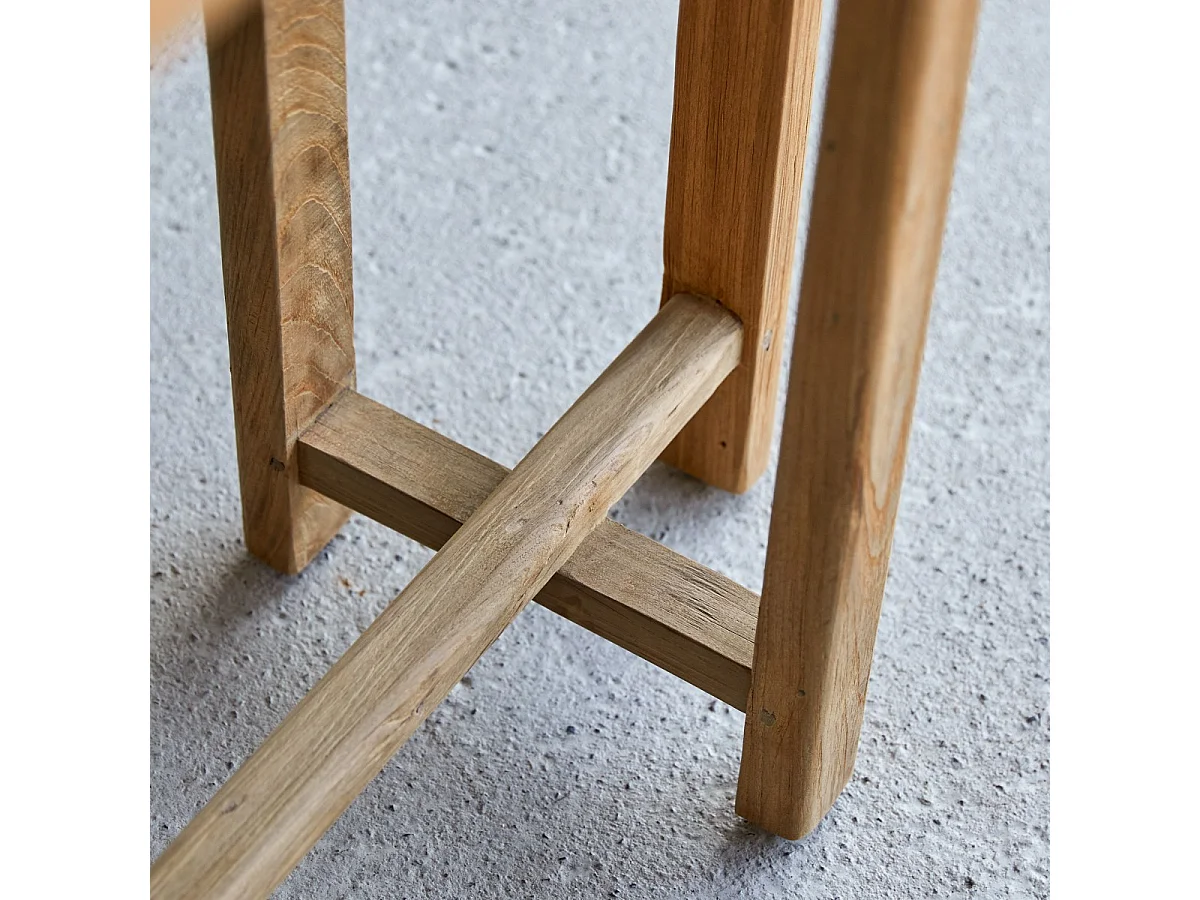 Consolle in legno di teak riciclato 120 Antonia